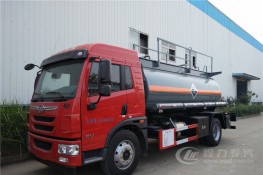解放龍V【10立方】易燃腐蝕品罐式運輸車